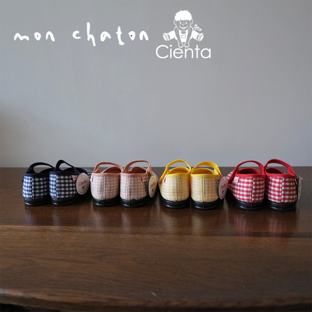 ◎CIENTA◎ Vintage Check Mary Janes