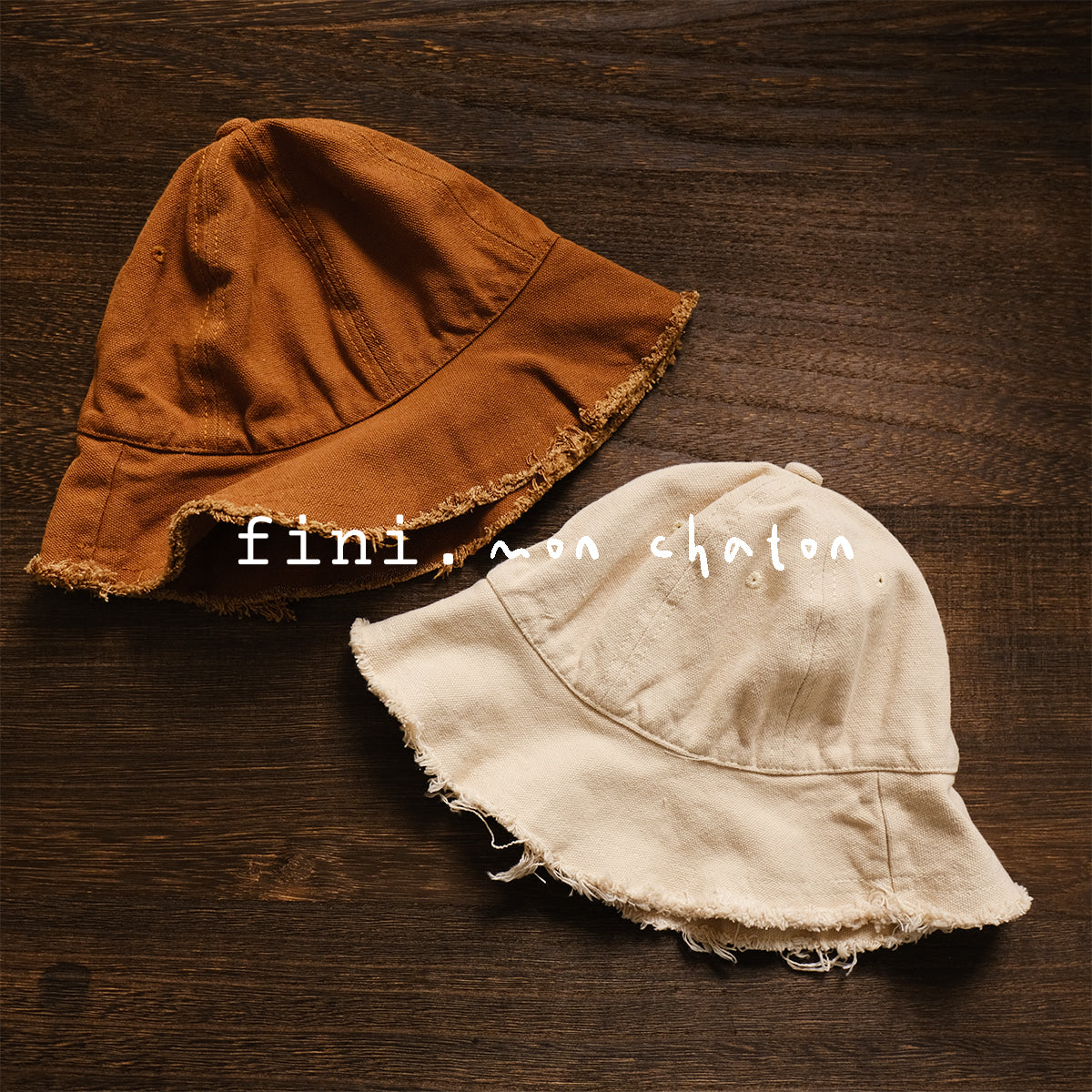 ◎FINI. THE LABEL◎ Fray Hat