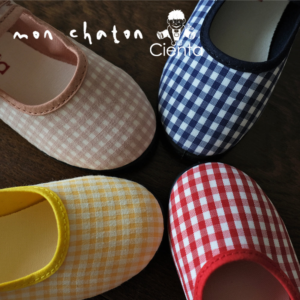 ◎CIENTA◎ Vintage Check Mary Janes