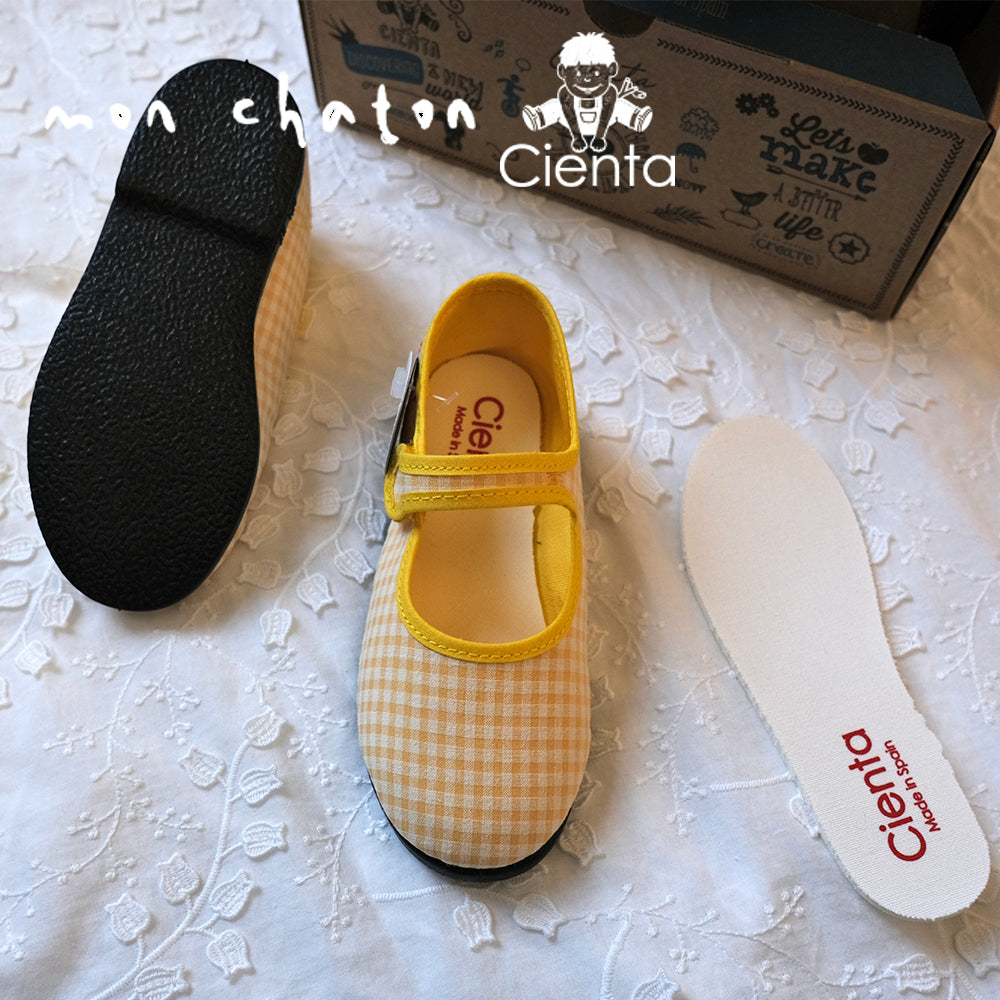 ◎CIENTA◎ Vintage Check Mary Janes