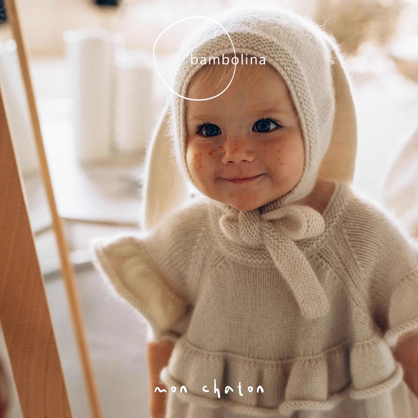 ◎BAMBOLINA◎ Bunny Eeyore cashmere hat