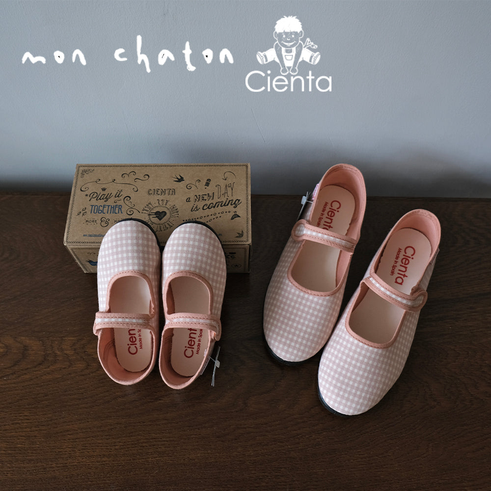 ◎CIENTA◎ Vintage Check Mary Janes