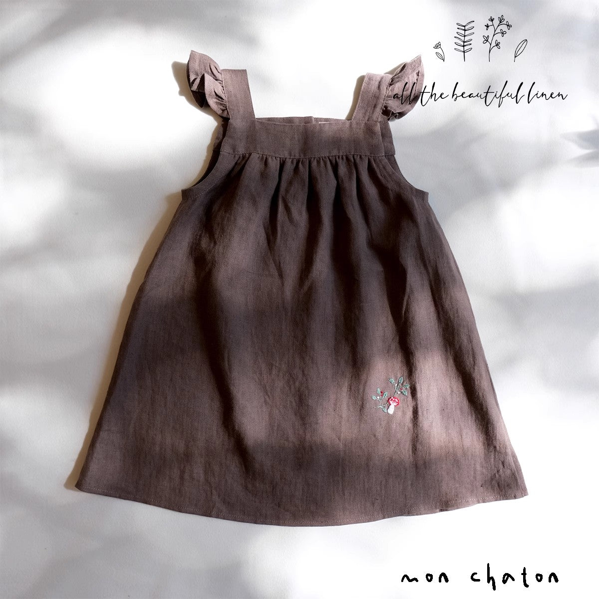 Linen Pinafore Linen Dress