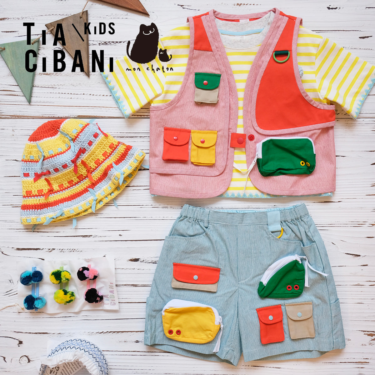 ◎TIA CIBANI◎ T-shirt, Vest & Shorts
