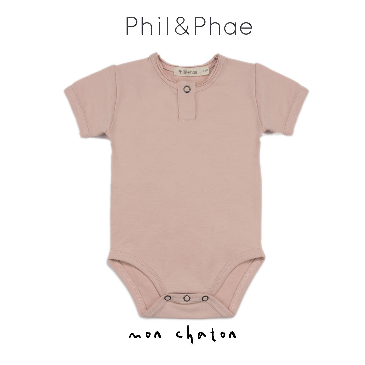 ◎PHIL PHAE◎ Short Sleeves Henley Body