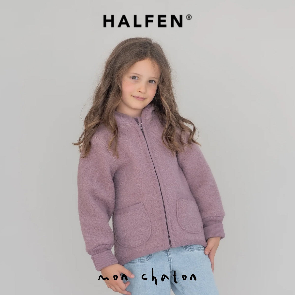 ◎HALFEN◎jacket with zipper