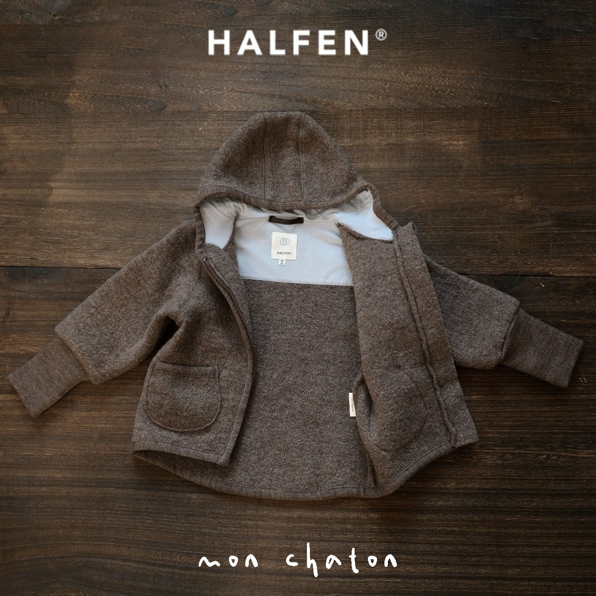 ◎HALFEN◎jacket with zipper