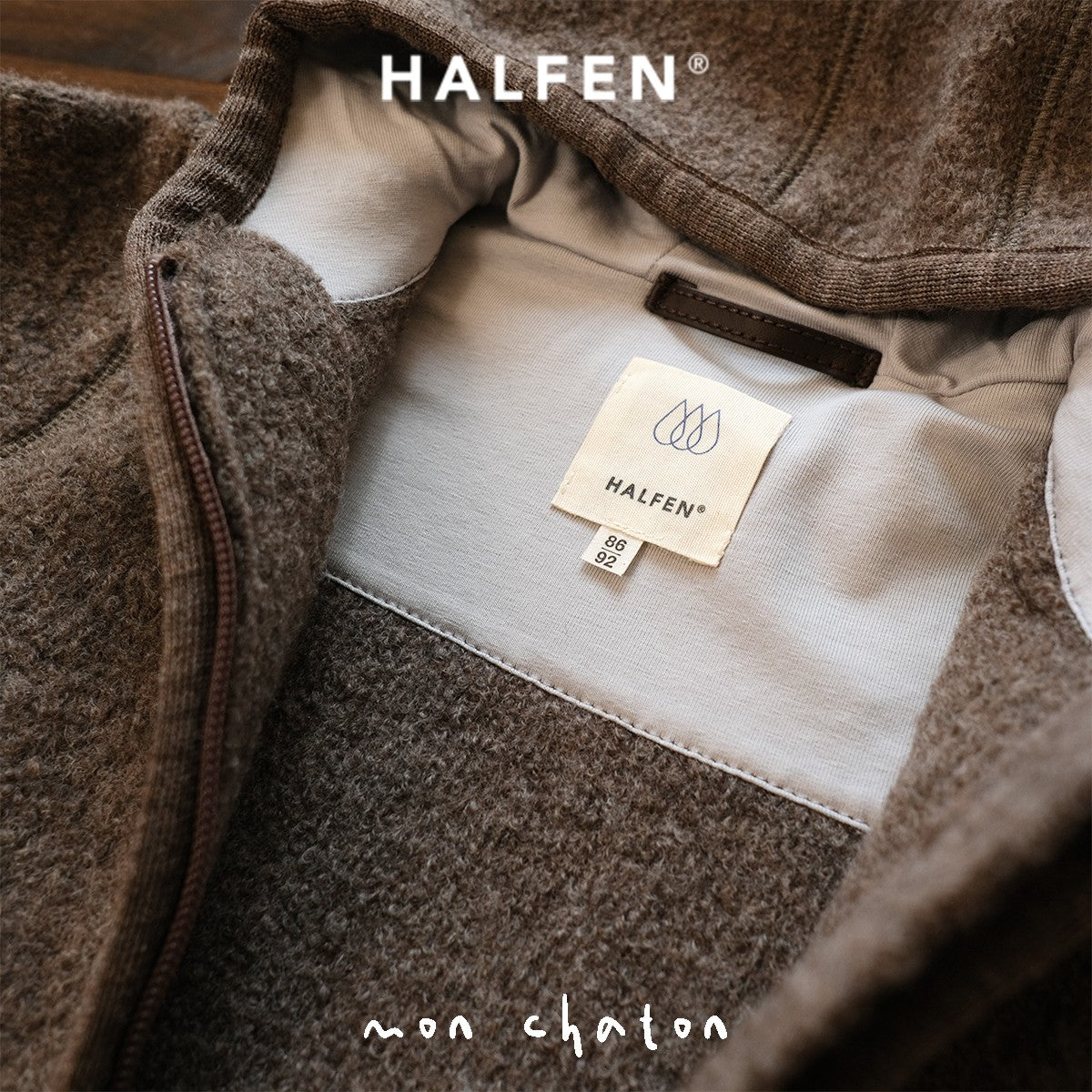 ◎HALFEN◎jacket with zipper