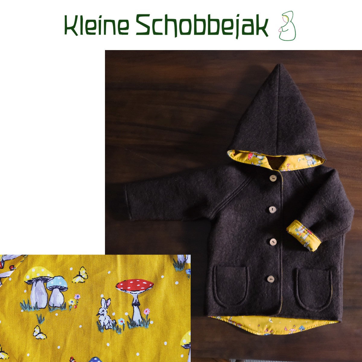 ◎Kleine schobbejak◎ wool jacket