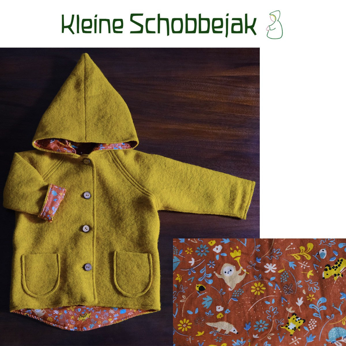 ◎Kleine schobbejak◎ wool jacket