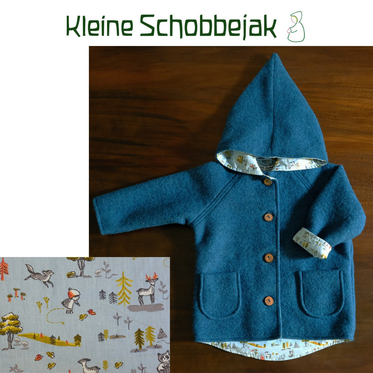◎Kleine schobbejak◎ wool jacket