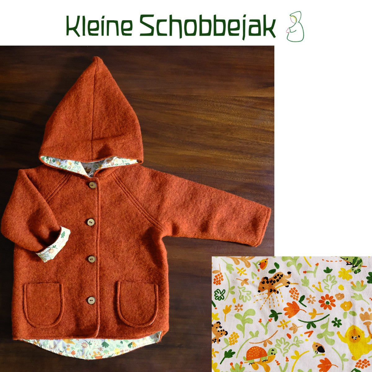 ◎Kleine schobbejak◎ wool jacket