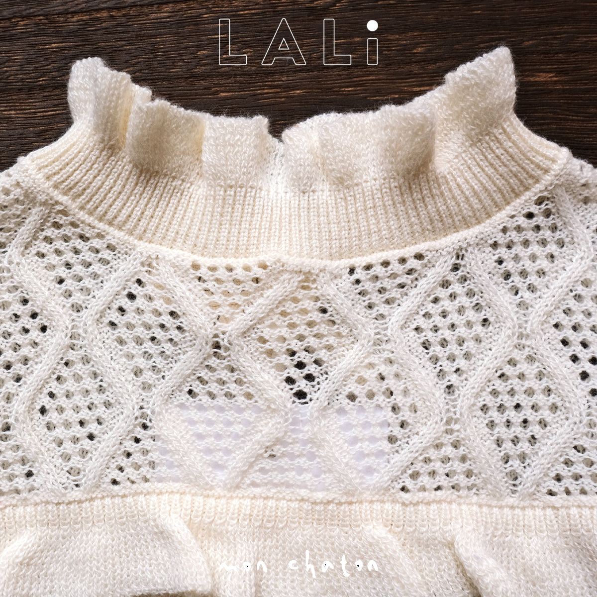 ◎LALI◎ Ines Sweater in Almond Ruffle